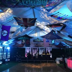 Stage and Event Rental equipment setup by AVLS
