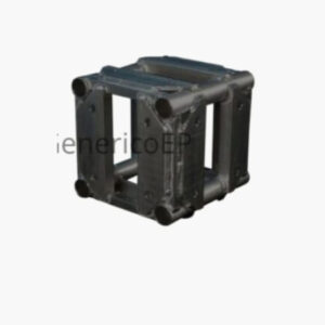 6-Way Black Corner Block 12"x12"