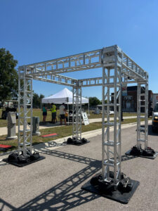 truss base plates for ground support